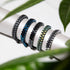 Heiliges Geom | Hämatit | Rotguss | Oktaeder-Armband